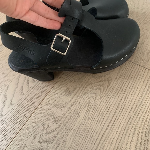 Lotta from Stocholm Highwood T-Bar Black with Black Sole - Picture 5 of 9